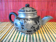 DRAGON CLAY PEWTER TEA POT