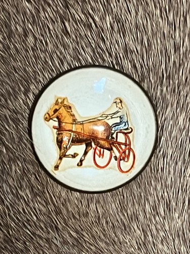 1800 vintage glass brooch - 1800's,
