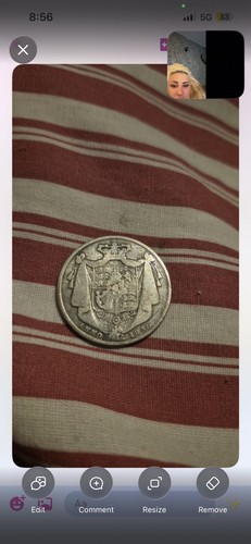British half crown coin - , 1836