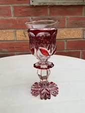 antique Bohemian cut glass
