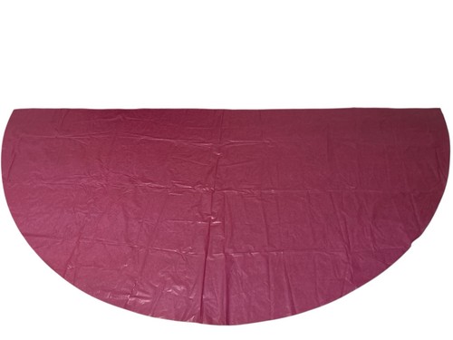 Burgundy semi circle - burgundy, table