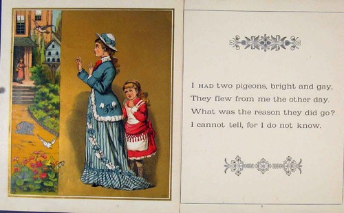 Original old antique print - original,