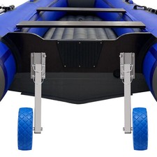 Heavy-Duty Inflatable Boat Transom Launching Wheels Dinghy Wheels Transom Wheels