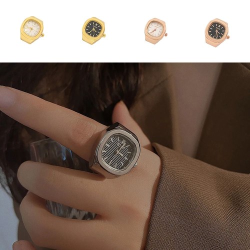 Adjustable finger ring - ring, watch