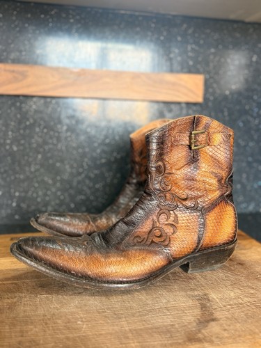 Snakeskin cowboy chelsea - cowboy,