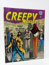 Creepy Worlds No. 10. 1965, Alan Cass, Midnight in the Wax Museum! comic