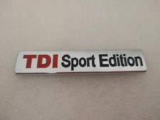 VW GTI GLI JETTA BUG RABBIT "TDI SPORT EDITION" Badge Emblem NEW