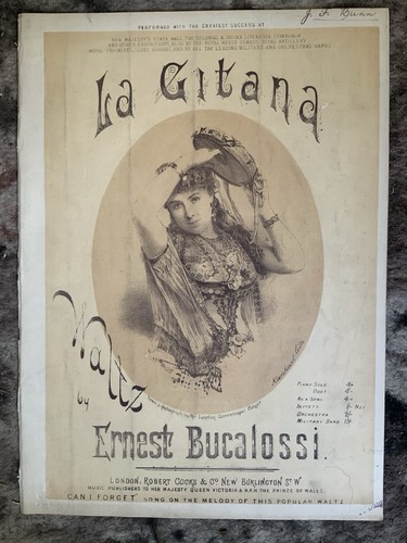 Victorian sheet music cover - victorian,