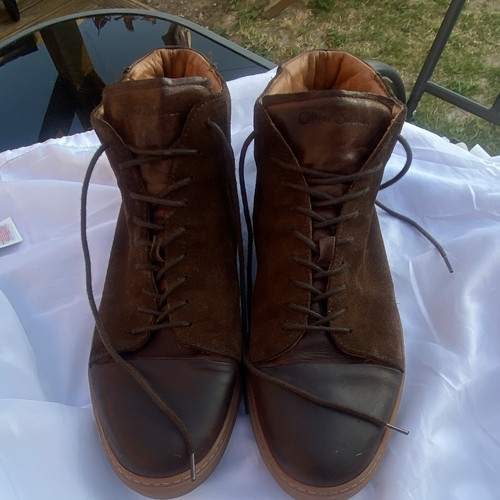 Swede and leather men - leather, shoes