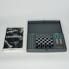 Electronic Travel Chess Set Vintage 1998 Tiger Crusader