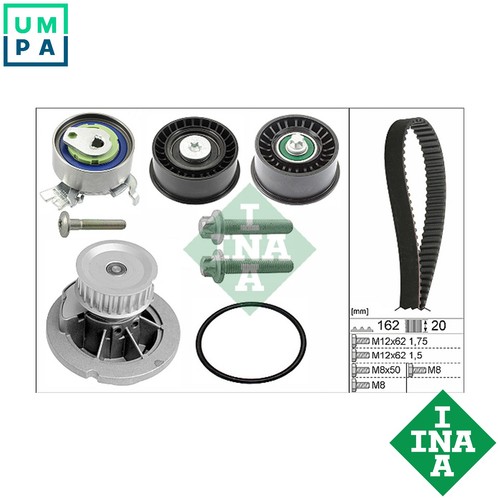 Water pump timing belt kit - pump,