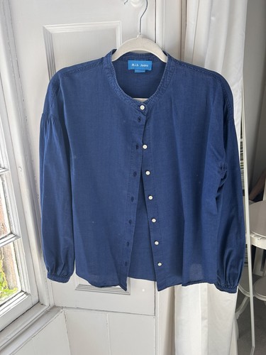 Mih jeans blue chambray denim - blue,