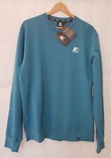 Starter Black Label Turquoise Blue Sweatshirt. Size L. UNWORN+tags