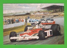 MA Arts F1 Postcard - APC8. James Hunt in his McLaren Ford - Brands Hatch 1976