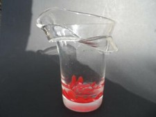 Vintage Italian glass vase -