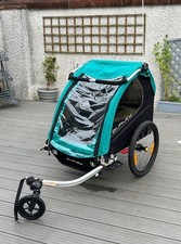 Burley Encore X Double Seat Child Bike Trailer - converts to stroller 