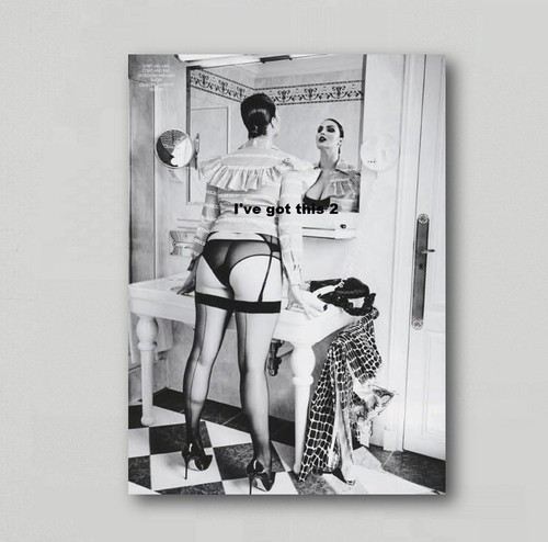 Fridge magnet glamour model - fridge,