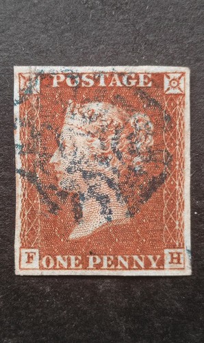 Queen victoria penny red - victoria,