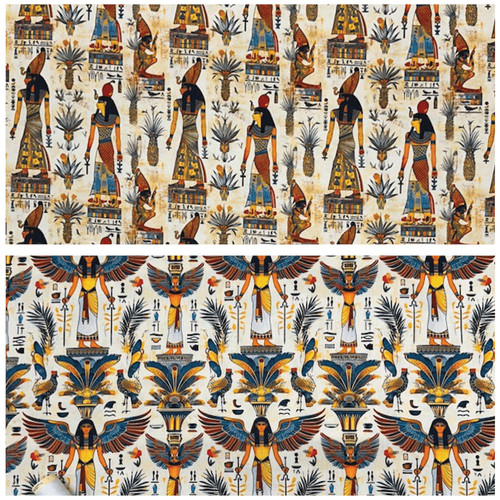 Ancient egyptian design cotton - ancient,