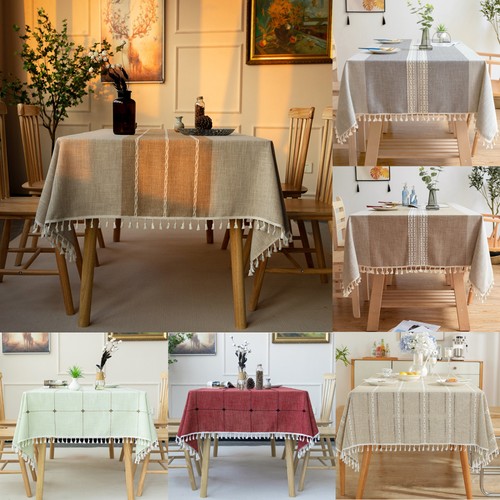 Cotton linen rectangle - cotton,