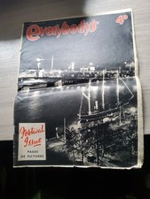 EVERYBODYS LONDON FESTIVAL OF BRITAIN ISSUE,1951,35 PAGES