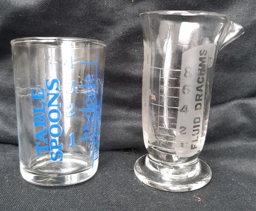 Vintage laboratory style glass - vintage, laboratory-style