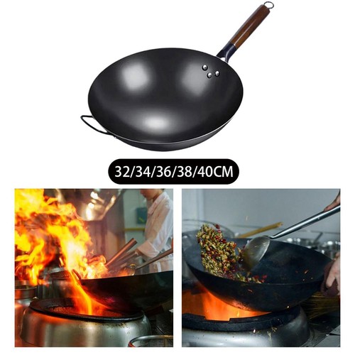 Wok pan stir - fry,