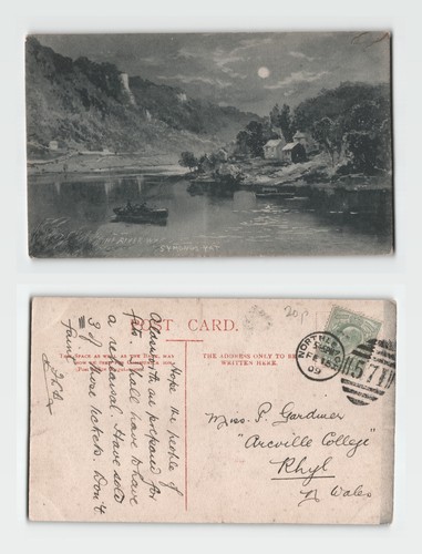 Postcard the river wye - postcard,