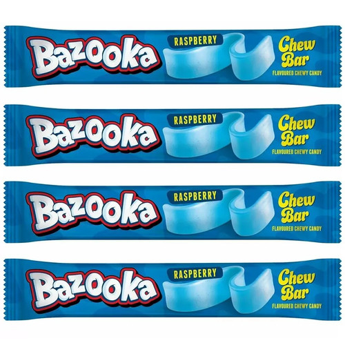 Bazooka blue raspberry chew - blue,