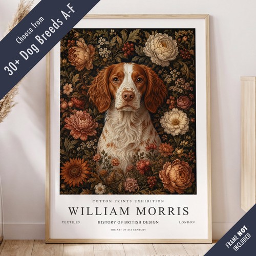 William morris style dog - morris,