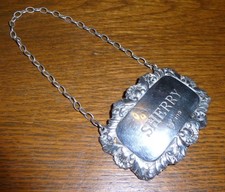 Vintage Silver Sherry Decanter