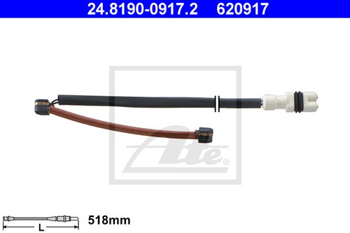 New warning contact - brake, pad