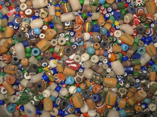 African trade beads - trade, beads,