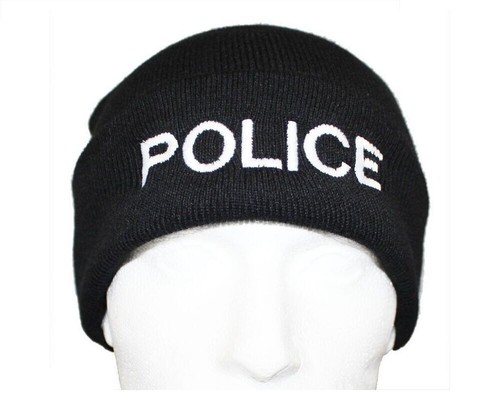 Police beanie hat officer cop - police,