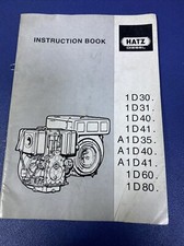 HATZ DIESEL ENGINE INSTRUCTION