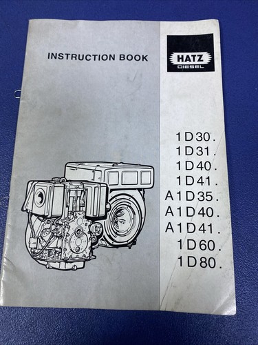 Hatz diesel engine instruction - hatz,