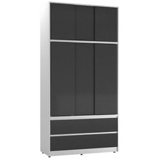 240cm 6 Sliding Door 4 Drawer