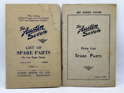 1936 austin seven spare parts - spare,