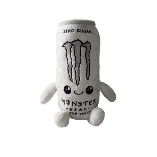 White monster energy - drink, can