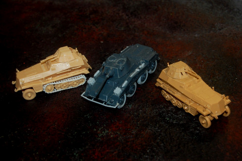 Scale german armored - 1/72,