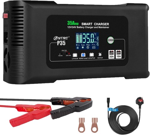 Solamr 35a car battery charger - 35a,