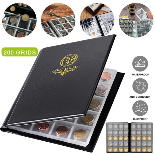 Black coin album for 200 - coin,