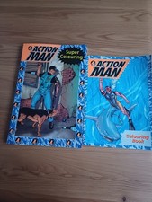 Two 1990's action man colouring books
