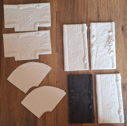 Painted wargames terrain floor - painted,