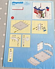 Playmobil 3268 Fire Station instructions  Only  - FREE POSTAGE