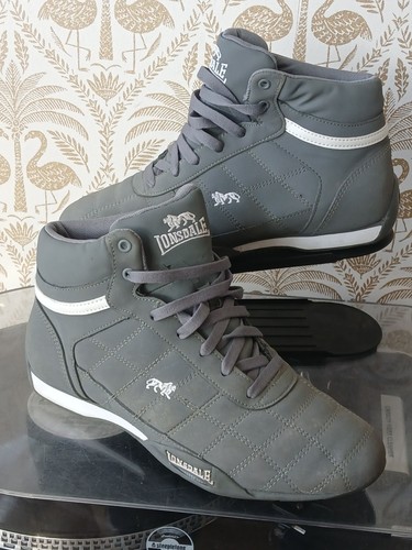 Lonsdale grey leather coated - lonsdale,