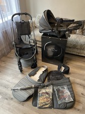 iCandy Peach 7 Pushchair In Grey Truffle Full Single Set Up