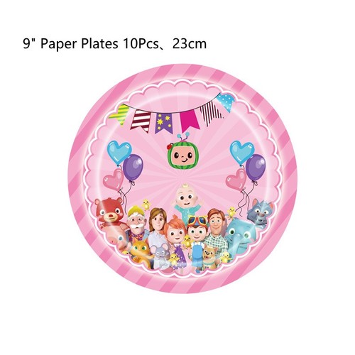 Cartoon tableware birthday - tableware,