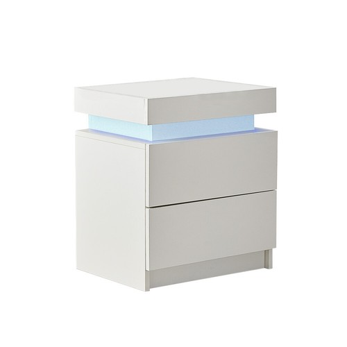 High gloss led bedside - gloss,
