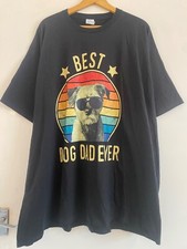 BEST Dog Dad Mens T Shirt Size